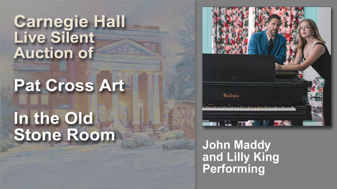 Carnegie Hall Live Silent Auction of Featured Oil Paintings by Pat Cross