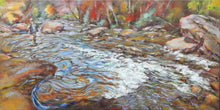 Load image into Gallery viewer, Appalachian Angling original oil painting by Pat Cross