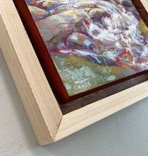 Load image into Gallery viewer, Frame detail of original oil painting titled Currently by Pat Cross.
