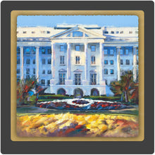 Load image into Gallery viewer, Greenbrier Hotel Glory 10x10 Print by Pat Cross.