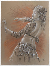 Load image into Gallery viewer, Kinesthetic Art original drawing by Pat Cross.