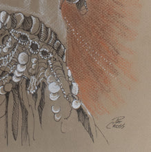 Load image into Gallery viewer, Kinesthetic Art original drawing signature by Pat Cross.