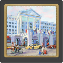 Load image into Gallery viewer, Patriotic Greenbrier Hotel 10x10 Print by Pat Cross