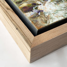 Load image into Gallery viewer, Rite of Passage original oil painting frame detail by Pat Cross