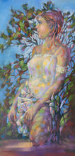Load image into Gallery viewer, Full view of Tranquil original oil painting by Pat Cross.