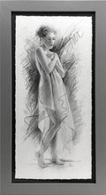 Load image into Gallery viewer, At the Spa framed original drawing by Pat Cross