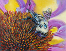 Load image into Gallery viewer, Beauty and the Beast original oil painting by Pat Cross