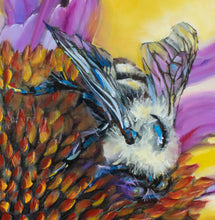 Load image into Gallery viewer, Beauty and the Beast original oil painting closeup by Pat Cross