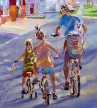 Load image into Gallery viewer, Dairy Queen Sunday original oil painting detail by Pat Cross.