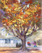 Load image into Gallery viewer, Front Yard Joy original oil painting by Pat Cross.
