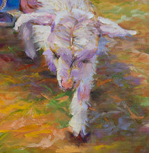 Load image into Gallery viewer, Detail of an oil painting by Pat Cross.
