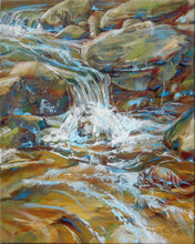 Load image into Gallery viewer, Making a Splash original oil painting by Pat Cross.