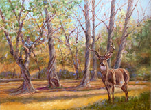 Load image into Gallery viewer, The Buck Stops Here original oil painting by Pat Cross
