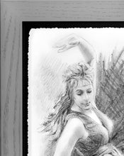 Load image into Gallery viewer, When Nobody's Watchin' framed drawing detail by Pat Cross