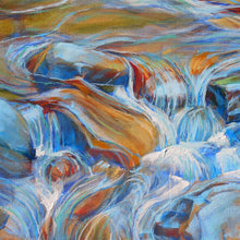 Load image into Gallery viewer, Over and Around original oil painting detail by Pat Cross.