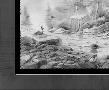 Load image into Gallery viewer, Fishing the Current detail by Pat Cross.