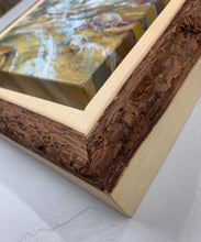 Load image into Gallery viewer, Making a Splash original oil painting frame detail by Pat Cross.