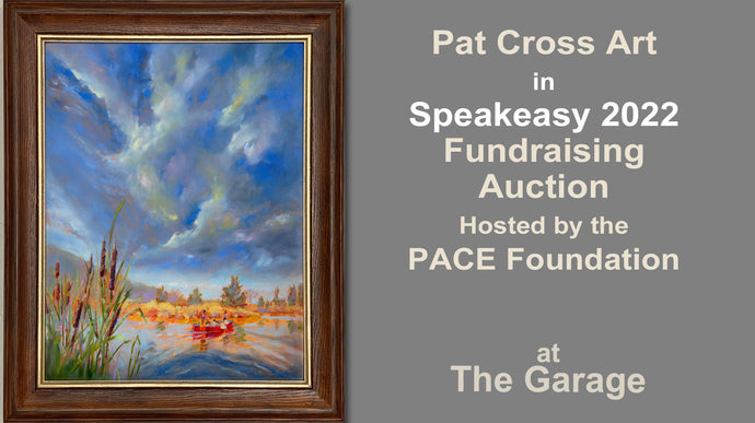 Pat Cross Art at 2022 PACE Foundation Speakeasy Auction.