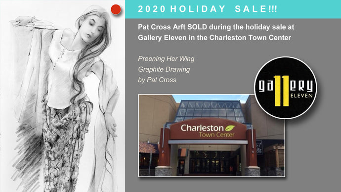 Pat Cross Art Sells at Gallery Eleven Holiday Event