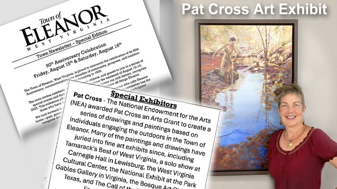 Pat Cross Art Exhibit at Town of Eleanor 90th Anniversary Celebration