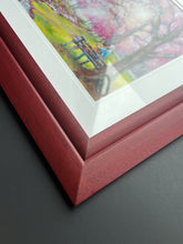 Load image into Gallery viewer, Cherry Blossom Lovers framed print 15x18
