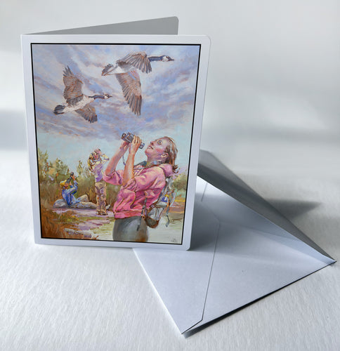 Our Bird Sanctuary 7x5 Notecard with envelope