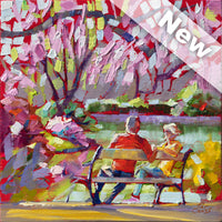 New Original Oil Painting by Pat Cross titled Alone Together