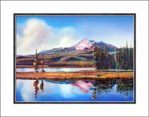 Broken Top on Sparks Lake 11x14 Print