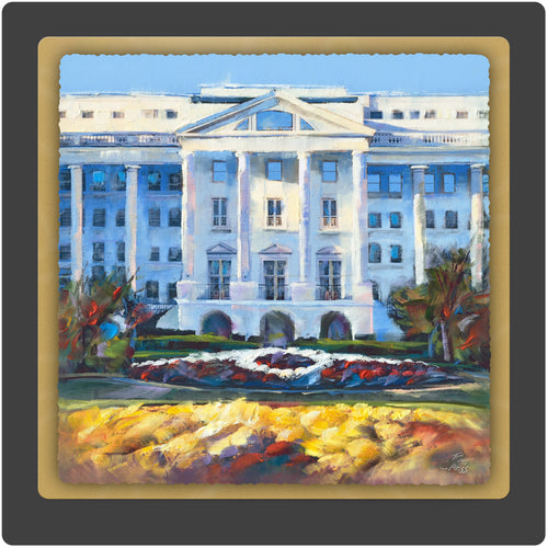 Greenbrier Hotel Glory 10x10 Print by Pat Cross.