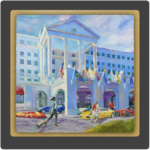 Greenbrier Hotel Jubilee 10x10 Layered Print