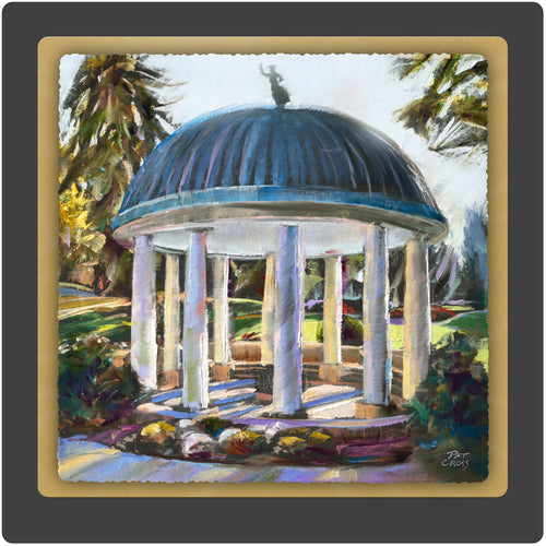 Greenbrier Springhouse Pavilion 10x10 Layered Print by Pat Cross