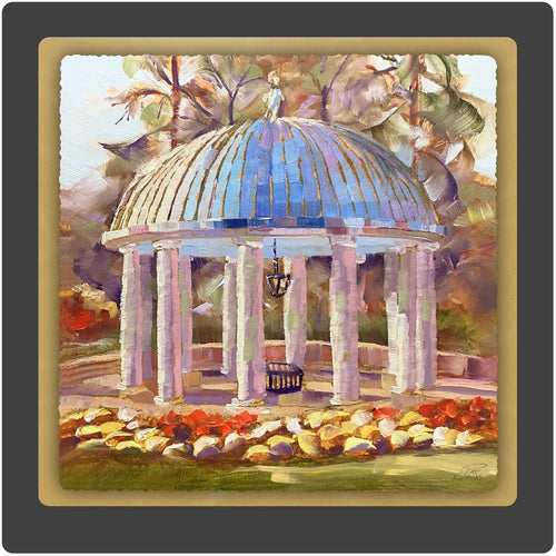 Greenbrier Springhouse Splendor 10x10 Print by Pat Cross