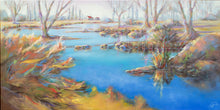 Load image into Gallery viewer, Original oil painting by Pat Cross titled Imagine a New Beginning.
