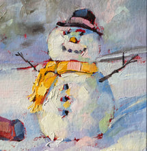 Load image into Gallery viewer, Close up of original oil painting titled One More Button by Pat Cross.
