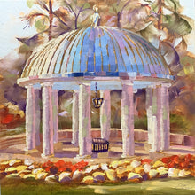 Load image into Gallery viewer, This original oil painting titled Greenbrier Springhouse Splendor recently sold.
