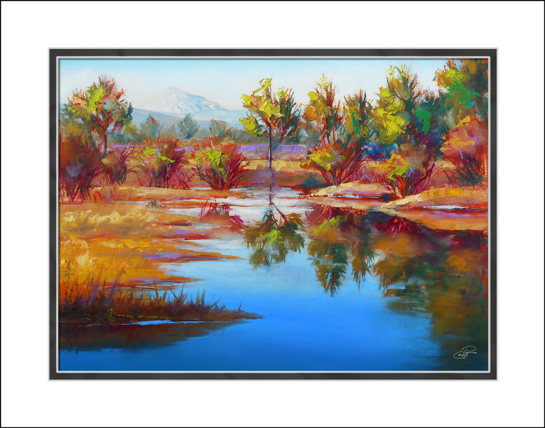 The-Looking-Glass-11x14-Print is from an original oil painting by Pat Cross.