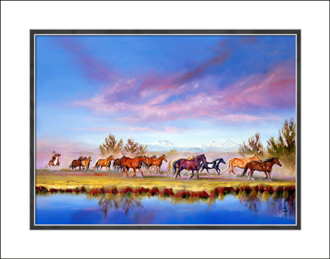 Traveling the Deschutes 11x14 Print