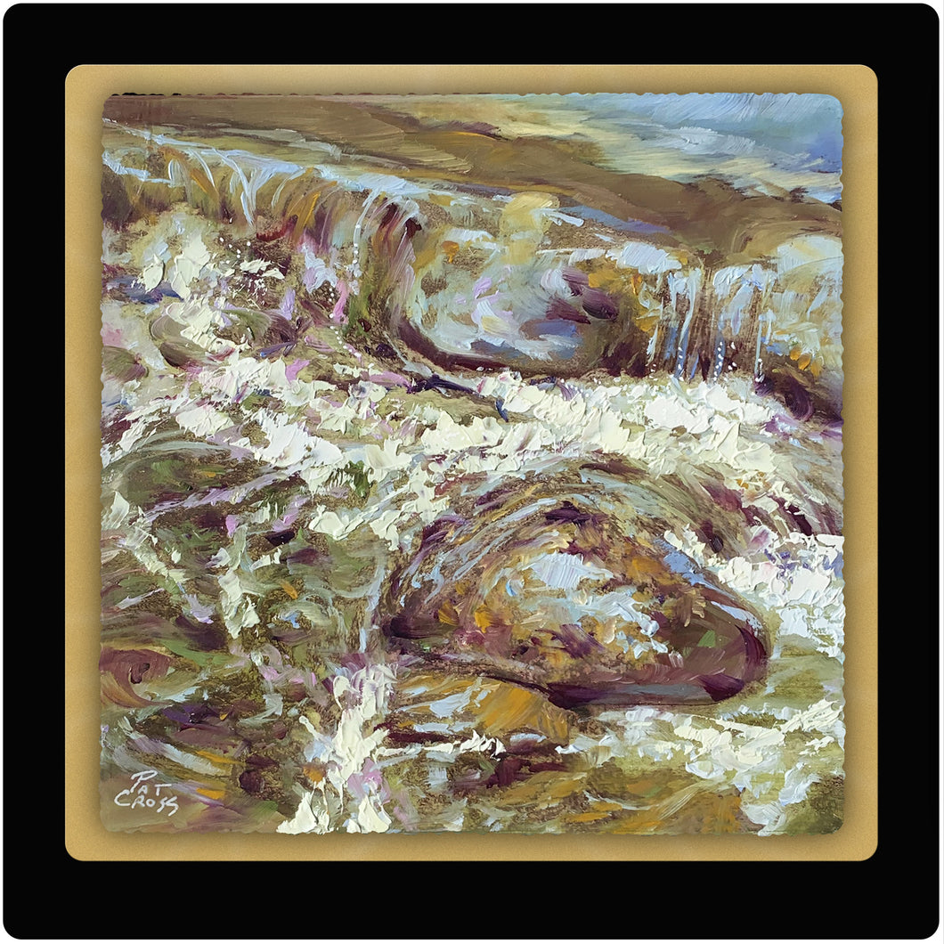 Whaleback Rock 10x10 print by Pat Cross