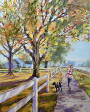 Load image into Gallery viewer, Beyond the Fence Line original oil painting by Pat Cross.
