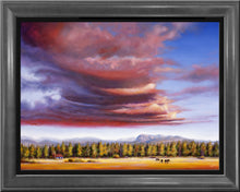 Load image into Gallery viewer, Brooding Storm framed 30x40 original oil painting by Pat Cross
