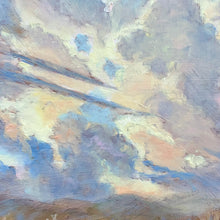 Load image into Gallery viewer, Earth and Sky oil painting detail by Pat Cross
