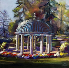 Load image into Gallery viewer, Greenbrier Gardens Spring House oil painting by Pat Cross
