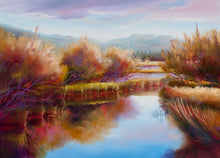 Load image into Gallery viewer, The Little Deschutes original oil painting by Pat Cross.
