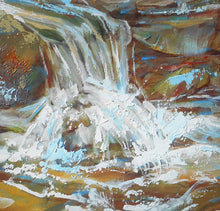 Load image into Gallery viewer, Making a Splash original oil painting detail by Pat Cross.
