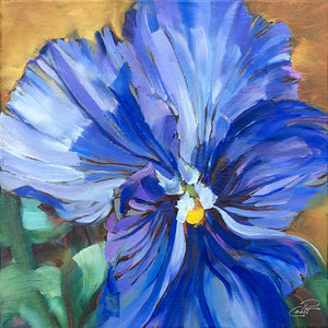 Personality Pansy floral painting